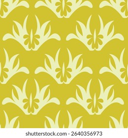 Seamless pattern. Vector flower design with cute wildflowers. Floral illustrations depicting red, yellow, light purple and blue flowers with green leaves on a dark green background
