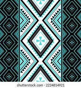 seamless pattern vector folk ethnic abstract art tribal  embroidery and mexican style print ornament aztec tapestry design wallpaper clothing wrap fabric covering textile book cover book