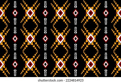 seamless pattern vector folk ethnic abstract art tribal  embroidery and mexican style print ornament aztec tapestry design wallpaper clothing wrap fabric covering textile book cover book