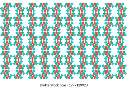 Seamless pattern vector. Geometric background ​in vintage and retro style