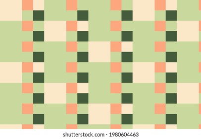 Seamless pattern vector. Geometric background ​in pastel color style