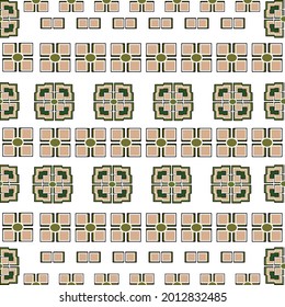 Seamless pattern vector. Geometric background ​in colorful style