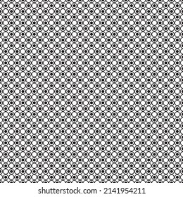 Seamless pattern. Vector geometric background, rings.