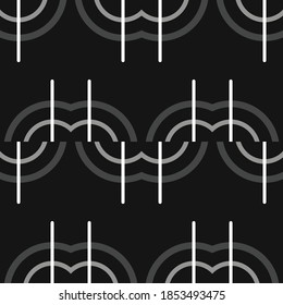 Seamless Pattern vector, geometrical texture ornament, background.