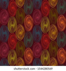 Seamless pattern vector with geometry, decorative modern backdrop with circles, fashion style