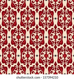 Seamless pattern vector gift wrap