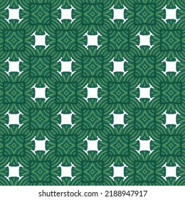 Seamless Pattern Vector, green background pattern, traditional pattern for ceramics, wall hangings, fabrics, shirts, and other textile needs