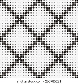 Seamless pattern. Vector halftone dots