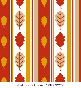 Seamless pattern. Vector illustration. Autumn pattern.