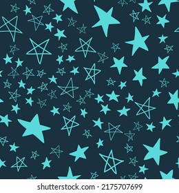 Seamless pattern, vector illustration design with star element