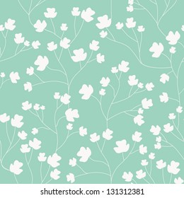 Seamless pattern. Vector illustration. Floral background. Pattern can be used for wallpaper, pattern fills, web page background, surface textures.
