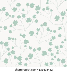 Seamless pattern. Vector illustration. Floral background. Pattern can be used for wallpaper, pattern fills, web page background, surface textures.