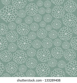 Seamless pattern. Vector illustration. Floral background. Pattern can be used for wallpaper, pattern fills, web page background, surface textures.