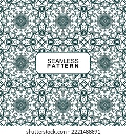 Seamless pattern. Vector Illustration, Mandala.