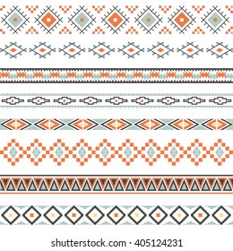 Seamless pattern. Vector illustration for tribal design. Ethnic motif.
