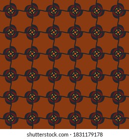 Seamless pattern .Vector illustration. Use this pattern in the design of carpet, shawl, pillow, textile, ceramic tiles, surface.