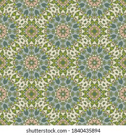 Seamless pattern .Vector illustration. Use this pattern in the design of carpet, shawl, pillow, textile, ceramic tiles, surface.