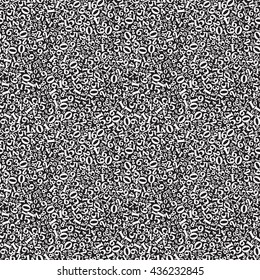 Seamless pattern  - vector illustration.Black white monochrome background. the numbers from zero to nine. Original design.