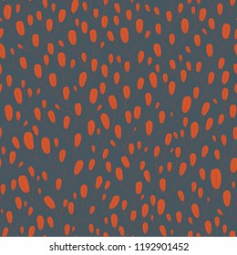 Seamless pattern vector with leaves. Floral ornament. Vector illustration