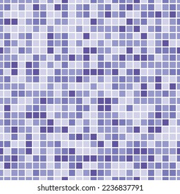 Seamless pattern vector mosaic tile design for decorative wall or wallpaper background or wrapping or geometric fabric.