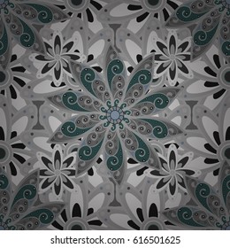 Seamless pattern with vector on a background. For wrap, wallpapers, backgrounds and scrapbooks. For Merry Christmas, Happy New Year products.