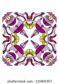 Seamless pattern vector on a white background