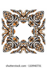 Seamless pattern vector on a white background