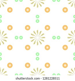seamless pattern vector  with ornament categories and abstract 