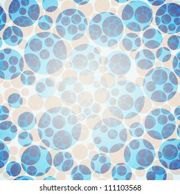 Seamless pattern. Vector porous texture. Stylish enchanting background