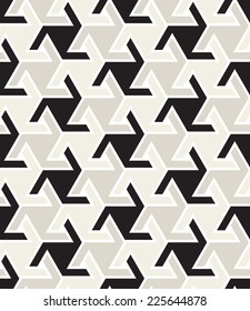 Seamless pattern. Vector repeating texture. Stylish background with complex geometric shapes