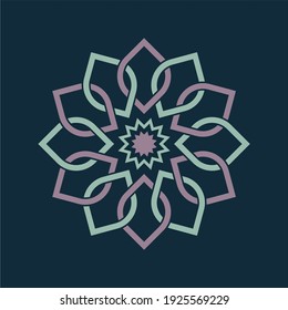 seamless pattern vector shape flower