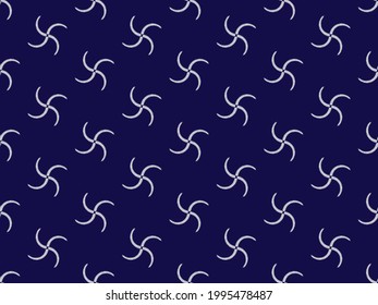 Seamless pattern vector texture in Aztec style, tribal embroidery.