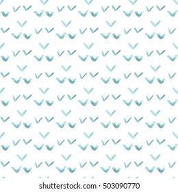 Seamless pattern in vector. Watercolor style. Perfect for scrapbooking, wrapping paper and textile