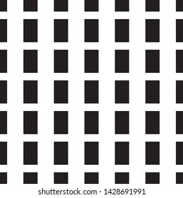 seamless pattern with 
vertical black rectangles.Ratio between Height and Width is 1.6, Fibonacci ratio(the golden number)