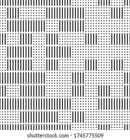 Seamless pattern with vertical black segments
