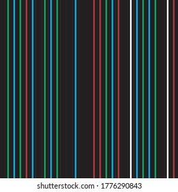 Seamless pattern with vertical colored segments