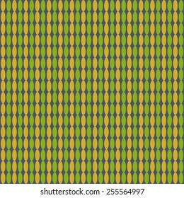 Seamless pattern with vertical ellipses chains