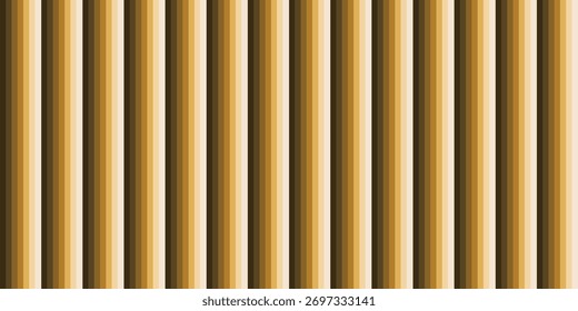 A seamless pattern of vertical golden stripes that adds warmth and sophistication.