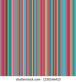 Seamless pattern with vertical lines. Stripe multicolored background. Abstract texture with stripes. Geometric wallpaper of the surface. Print for banners, flyers, t-shirts and textiles