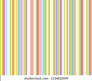 Seamless pattern with vertical lines. Striped multicolored background. Abstract texture. Geometric wallpaper of the surface. Print for polygraphy, t-shirts and textiles. Doodle for design