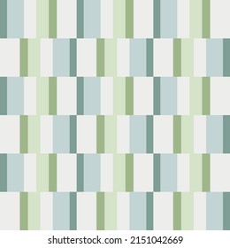 Seamless pattern with vertical stripes flat style, vector illustration. Shades of green, design for websites, print, textile. Repeating texture, ornament