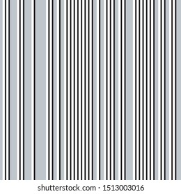Seamless pattern with vertical white lines. Straight lines with the white:black(thickness) ratio equal with 30:18, that is 1.6  Fibonacci ratio (the golden number).