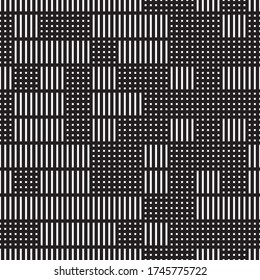 Seamless pattern with vertical white segments