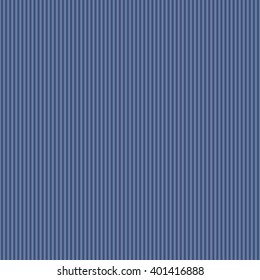 Seamless pattern of very thin vertical stripes frequently repeated. The two shades of trendy the color of cooked navy blue denim riverside.