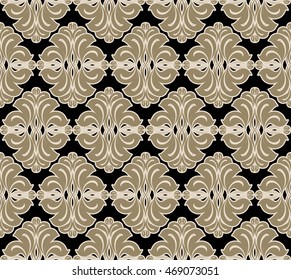 seamless pattern with Victorian motives 