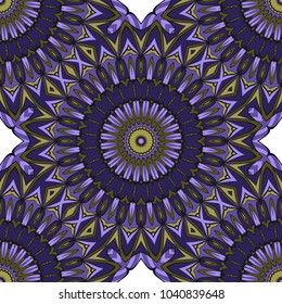 Seamless pattern. Vintage decorative elements. Hand drawn background. for printing on fabric or paper. vector