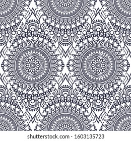 Seamless pattern. Vintage decorative elements
