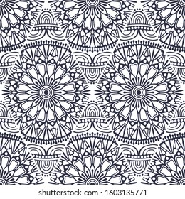 Seamless pattern. Vintage decorative elements