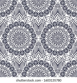 Seamless pattern. Vintage decorative elements