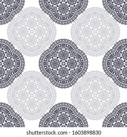 Seamless pattern. Vintage decorative elements